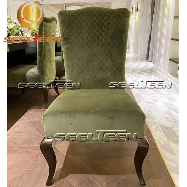 High back dining chairs