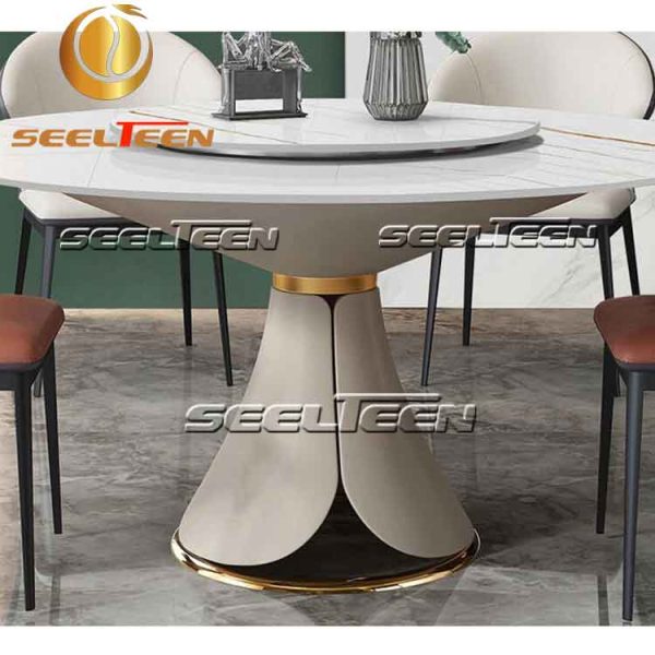 Dining table rotating