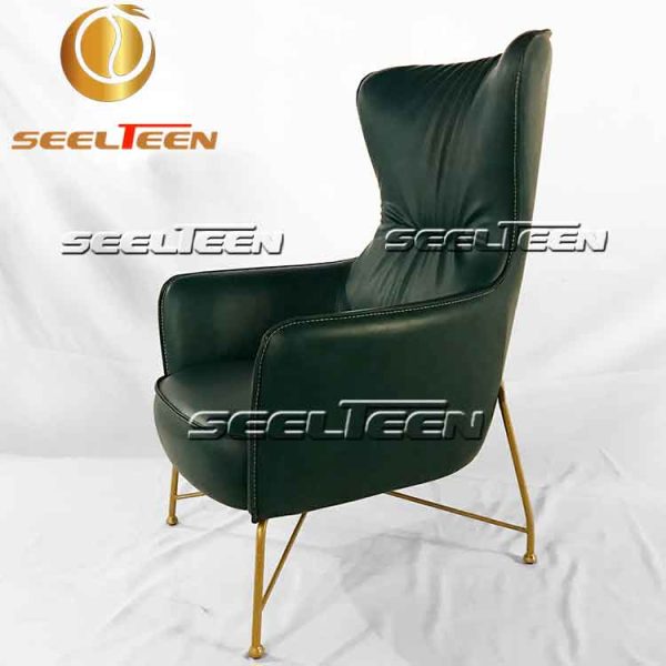 Leather lounge chair modern