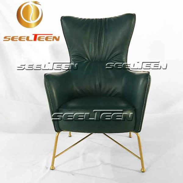 Leather lounge chair modern