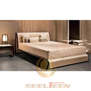 Modern hotel bed