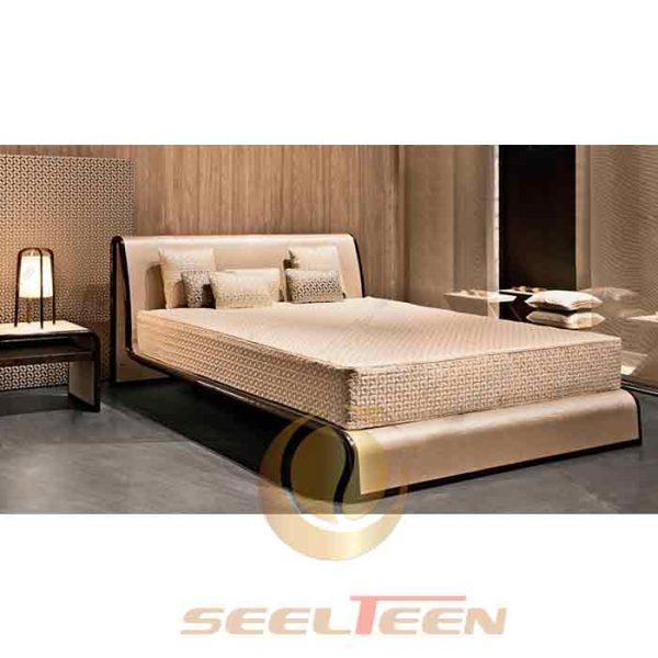 Modern hotel bed