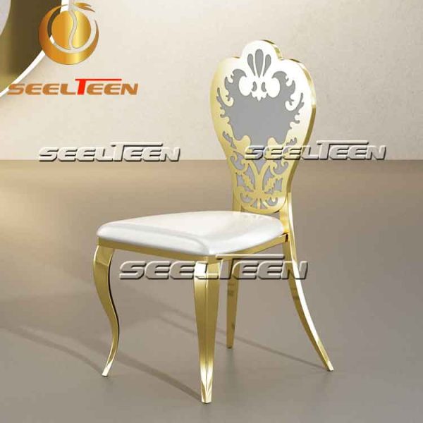 Gold dining chair