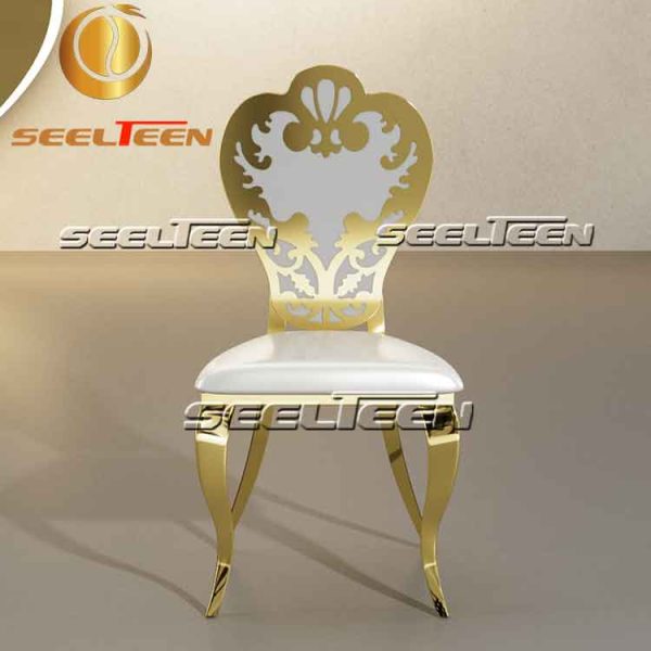 Gold dining chair