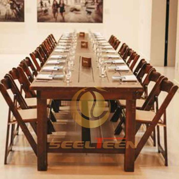 Modern wood dining table