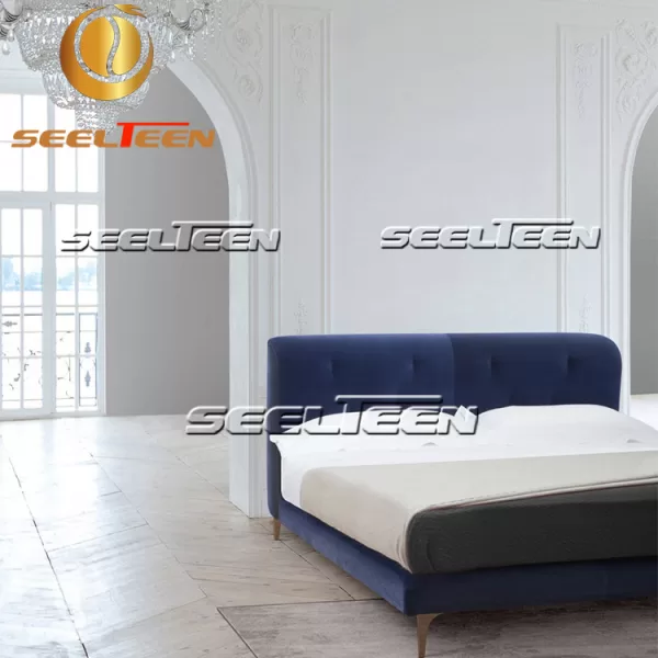 Velvet King Bed