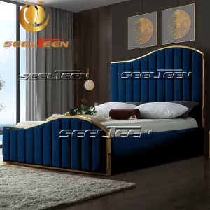 Queen Velvet Bed Frame