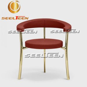 Metal Upholstered Dining Chair