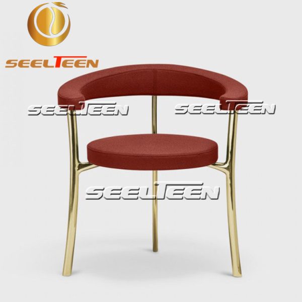 Metal Upholstered Dining Chair