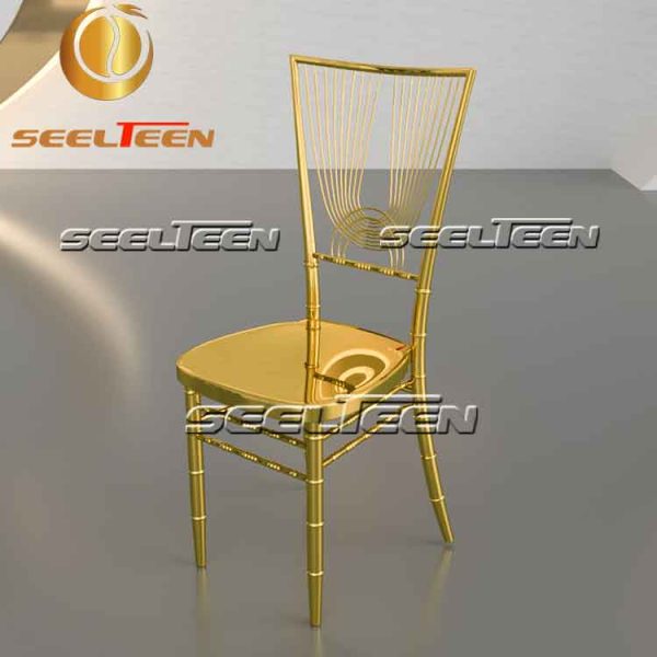 Gold wedding chair