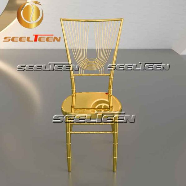 Gold wedding chair