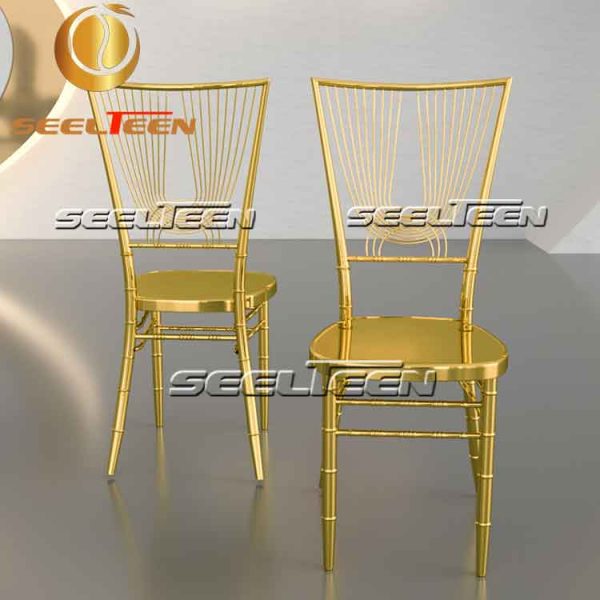 Gold wedding chair