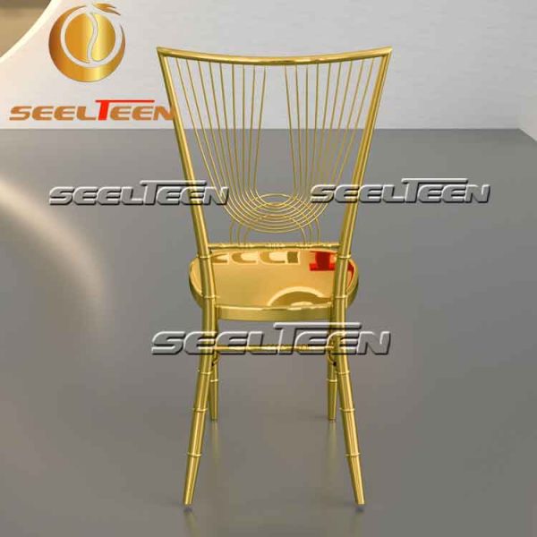 Gold wedding chair