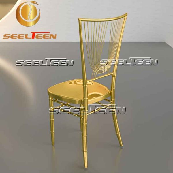 Gold wedding chair