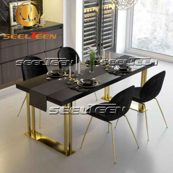 Rectangular dining table