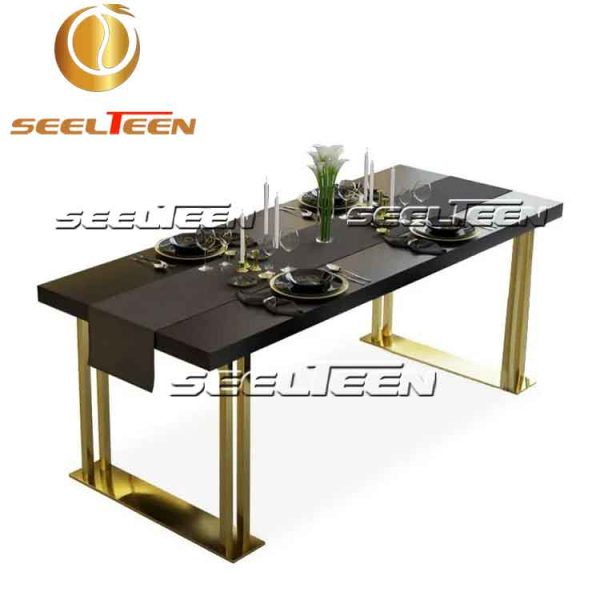 Rectangular dining table