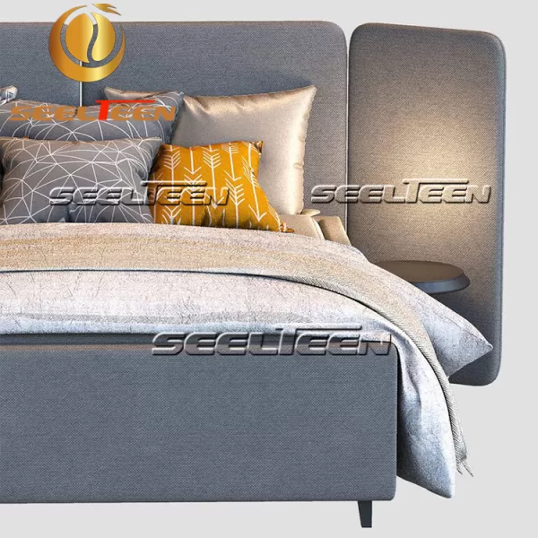 Gray Queen Bed Frame