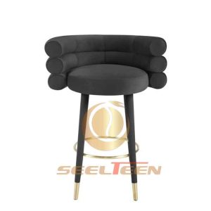 Betty velvet bar chair