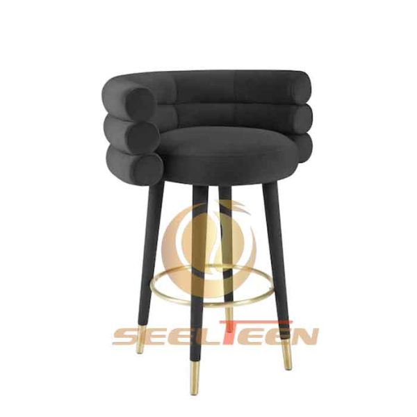 Betty velvet bar chair