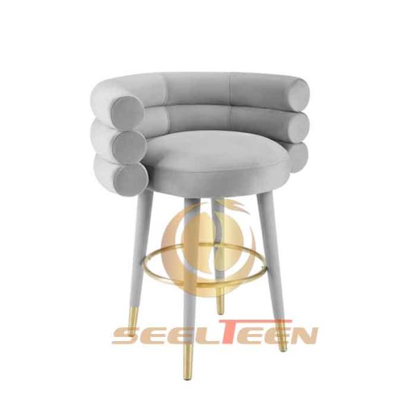 Betty velvet bar stool