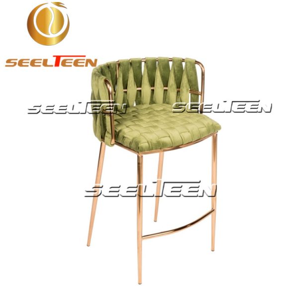 Milano Green Counter Chair