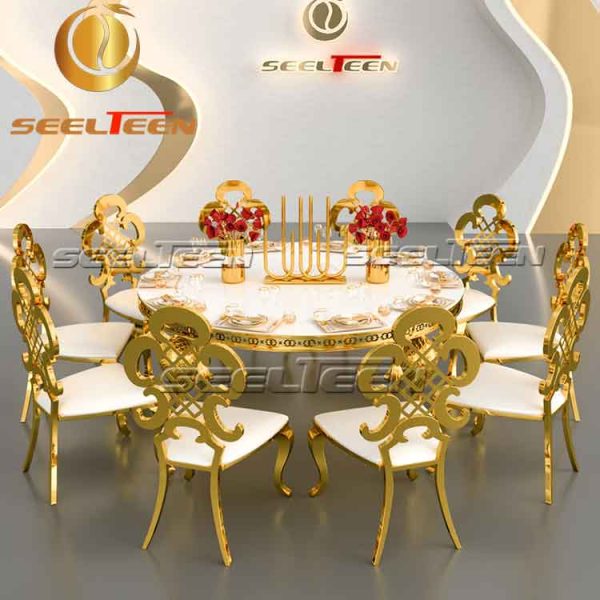 Modern round dining table