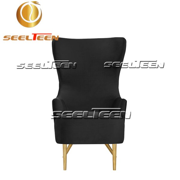 Julia Black Wingback Chair