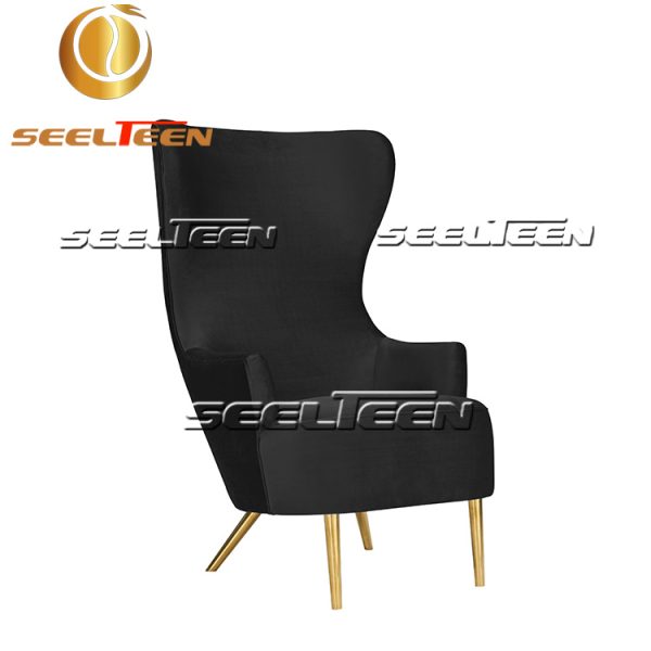 Julia Black Wingback Chair