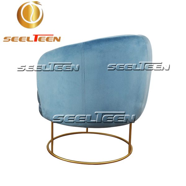 Bella Blue Velvet Chair