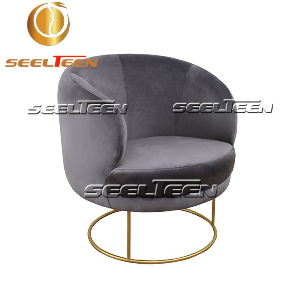 Bella Grey Velvet Chair