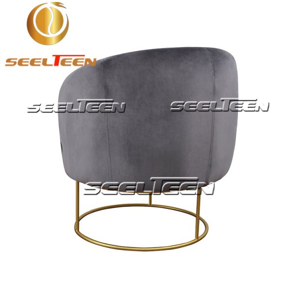 Bella Grey Velvet Chair