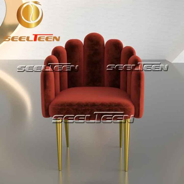 Red Velvet Finger Chair