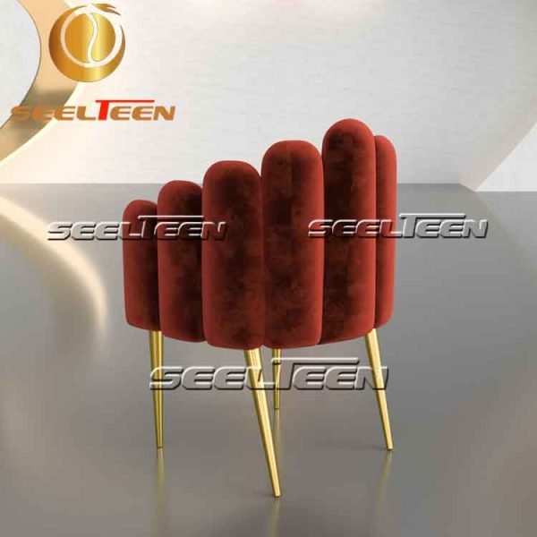 Red Velvet Finger Chair