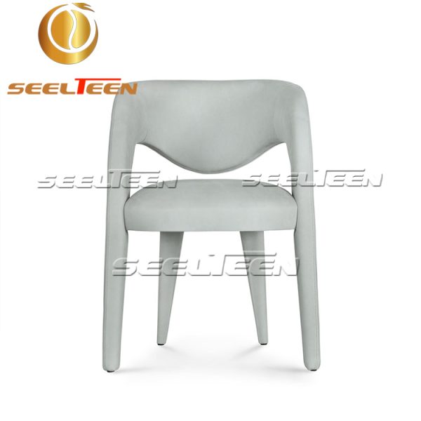 Greyish green nubuck chair