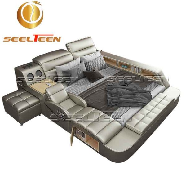 King storage bed