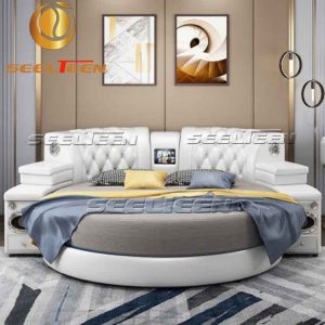 Round bed mattress