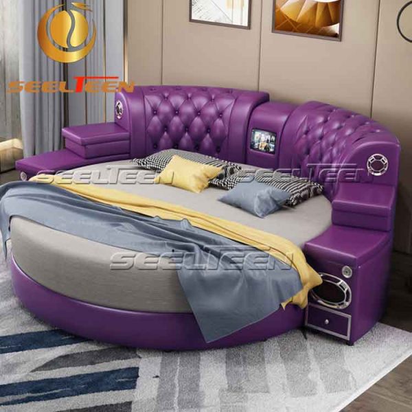 Round bed mattress