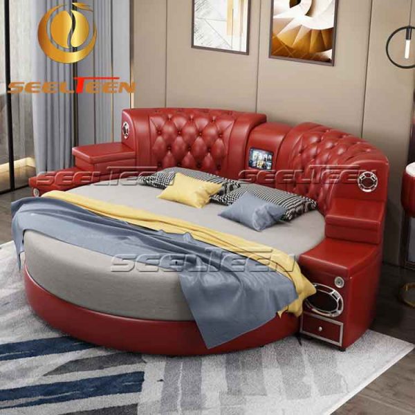 Round bed mattress