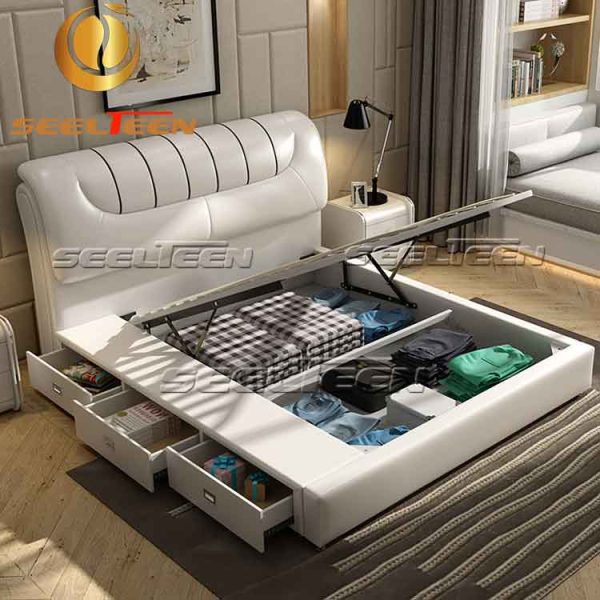 Modern storage bed