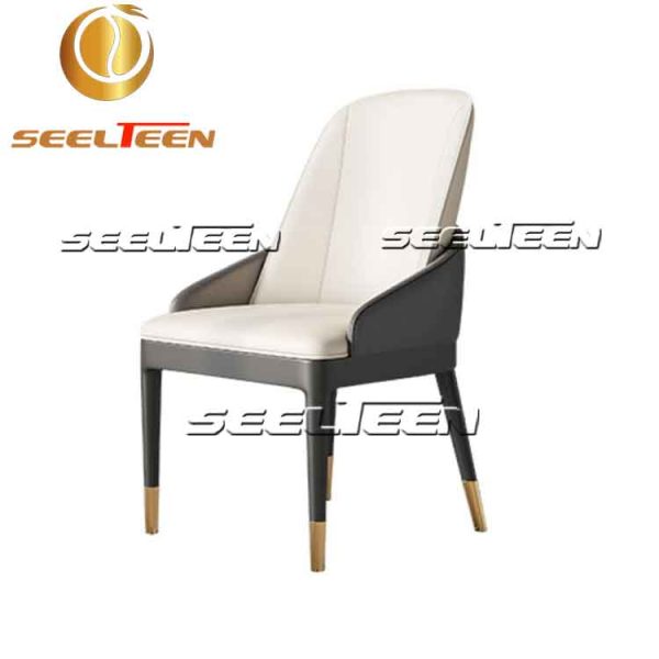 Modern leather dining chair