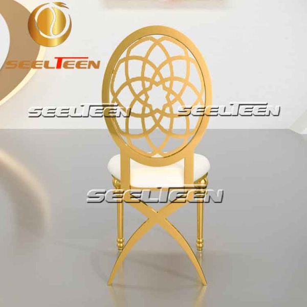 Gold dining chairs