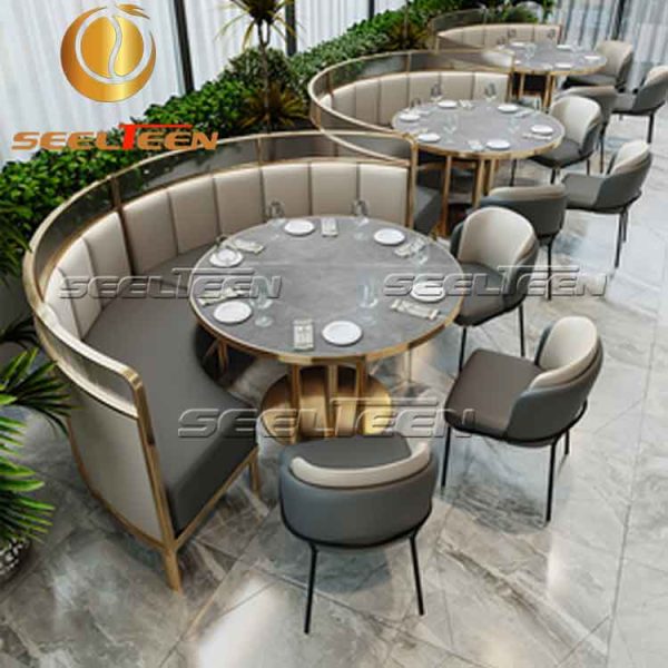 Restaurant tables and chairs