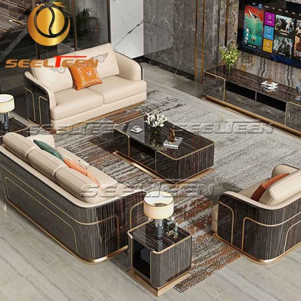 Modern living room sofa set