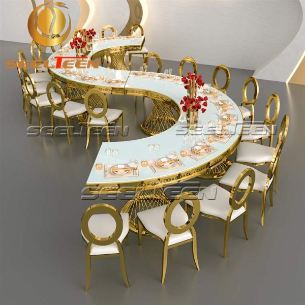 Serpentine Wedding Tables