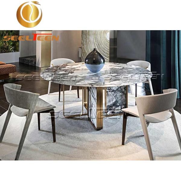 Dining Table 4 Seater Marble Top