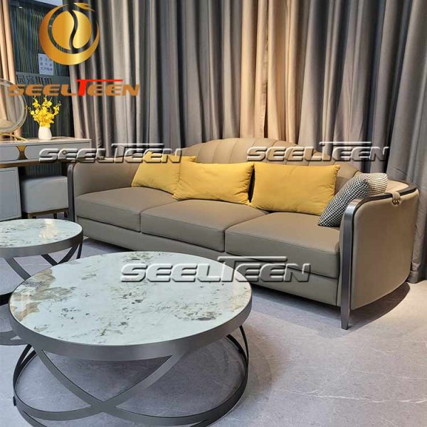 3 Seater Leather Sofa