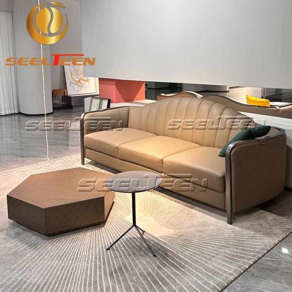 3 Seater Leather Sofa