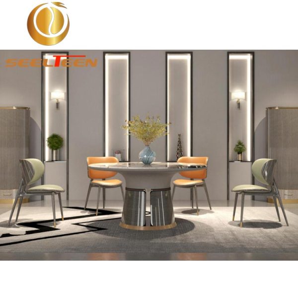 Circle Dining Table Set