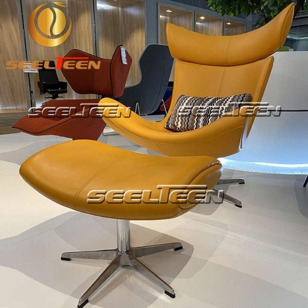 Indoor Lounge Chair With Ottoman