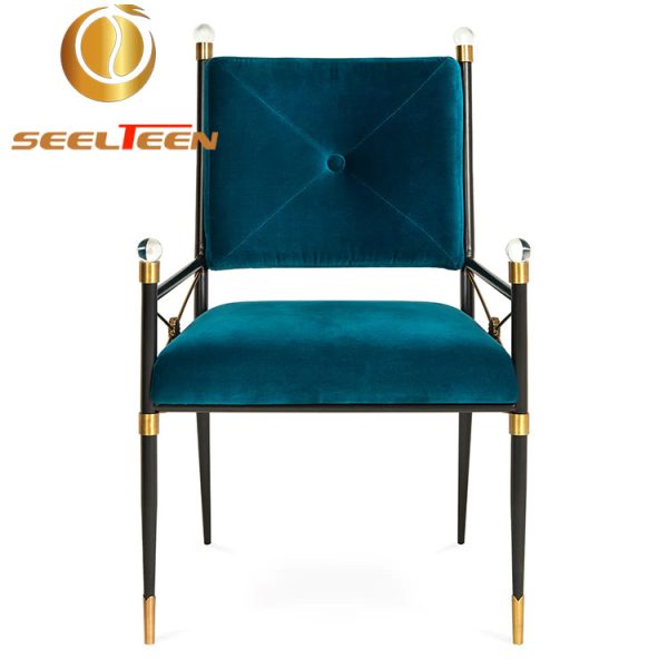 Blue Velvet Dining Chair